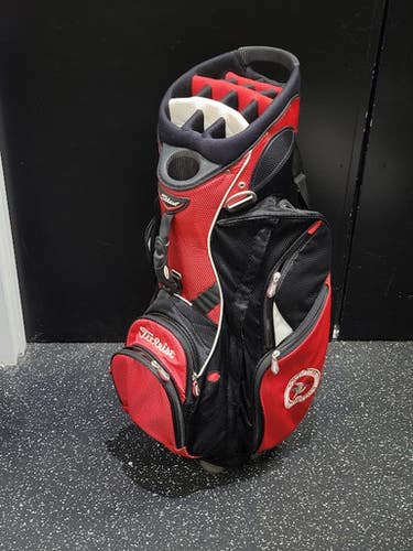 Used Titleist 14 WAY DIVIDER Mens Cart Bag Red 11849-S000039890