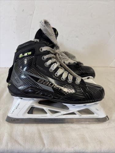 Junior Size 4 Fit 2 Bauer ELITE Ice Hockey Goalie Skates