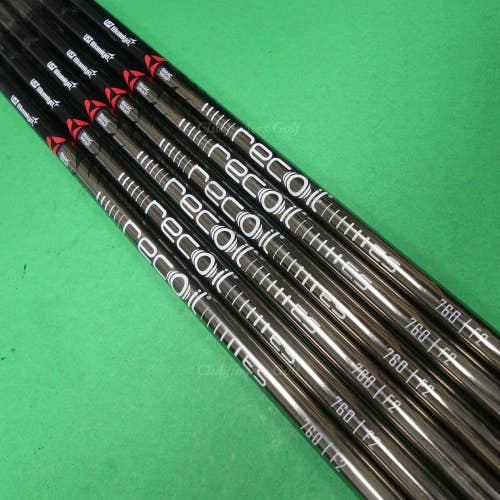 UST Mamiya Recoil ES 760 F2 Smac Wrap .355 Senior Graphite Iron Shafts SET OF 6