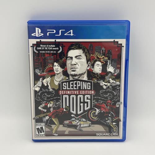 Sleeping Dogs Definitive Edition  (PlayStation 4, PS4) - Free Shipping