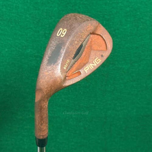 LH Ping Tour-S Raw Black Dot 60-10 60 Lob Wedge KBS Tour Steel Stiff
