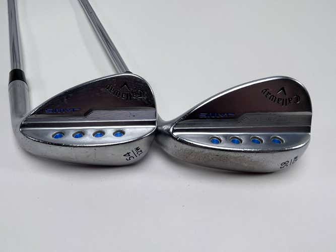 Callaway Jaws MD5 Platinum Chrome Wedge Set 54*12 | 58*12 True DG S200 Stiff RH