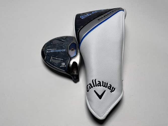 Callaway Paradym Ai Smoke Max D 3 Fairway Wood 15* HEAD ONLY Mens RH HC