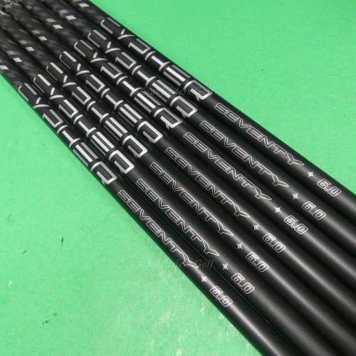 Project X CYPHER 2.0 Seventy 6.0 .370 Stiff Pulled Graphite Iron Shafts SET OF 7