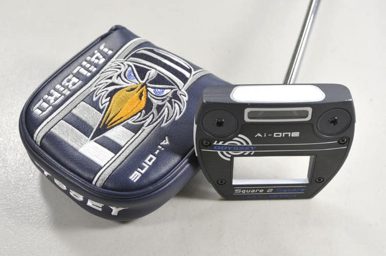 Odyssey Ai-ONE Square 2 Square Jailbird 33" Putter RH Steel with Cover #218576