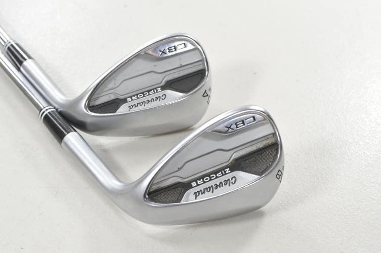 Cleveland CBX Zipcore 54*-12, 58*-10 Wedge Set Right Steel #218623