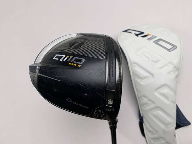 TaylorMade Qi10 MAX Driver 9* Diamana S+60 Xlink Tech 60g Stiff RH HC