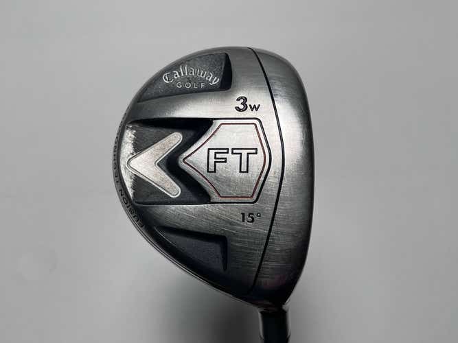 Callaway FT 2008 3 Fairway Wood 15* Fujikura E Fit-On 160 Stiff Graphite Mens RH