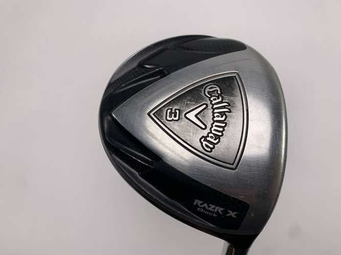 Callaway Razr X Black 3 Fairway Wood 15* 60g Stiff Graphite Mens RH