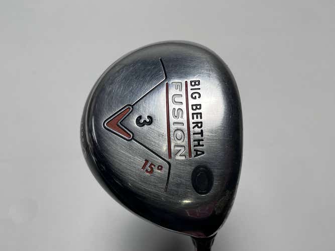 Callaway Big Bertha Fusion 3 Fairway Wood 15* Aldila NVS Orange 55g Stiff RH