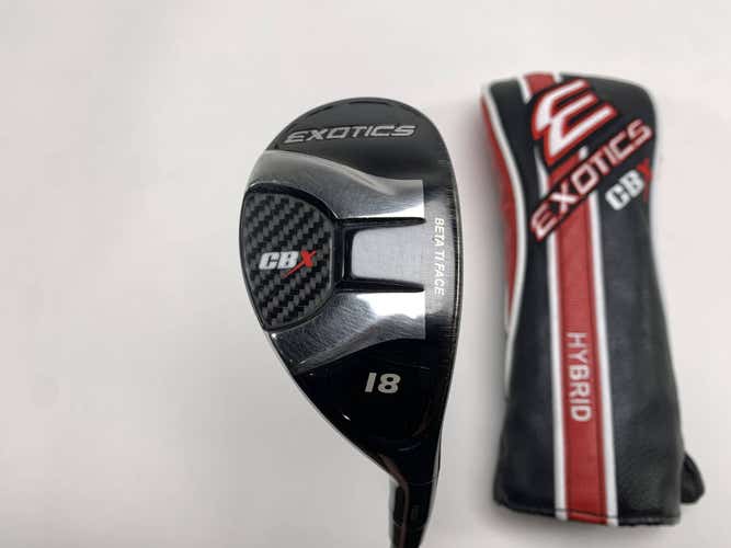Tour Edge Exotics CBX 2 Hybrid 18* Project X HZRDUS 6.0 85g Stiff RH HC