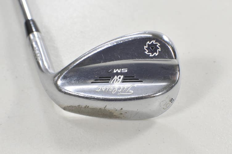 Titleist Vokey SM7 Tour Chrome 60*-08M Wedge Right BV Wedge Flex Steel #218687