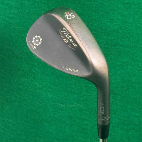 Titleist Vokey SM5 Black 52-8F 52 Gap Wedge Vokey Design Steel Wedge Flex