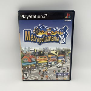 Metropolismania (Sony PlayStation 2, PS2 2002) Complete CIB W/ Manual