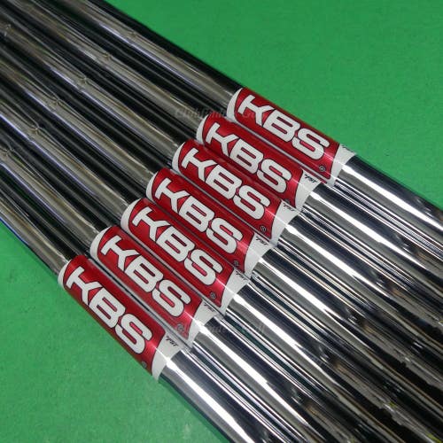 NEW KBS Tour Lite .370 Stiff Flex 40" Steel Iron Shafts SET OF 7