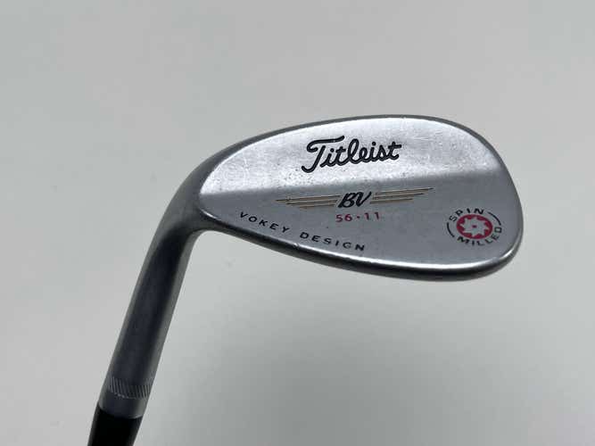 LEFTY Titleist Vokey Spin Milled CC Chrome Sand Wedge SW 56* 11 Bounce LH