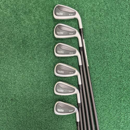 Tour Edge Exotics E725 VIBRCOR Iron Set 5-PW MRH 5.5 Regular Flex Graphite Shaft