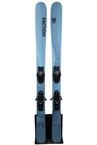 USED 2024 Faction Dancer 2 163cm Skis with Tyrolia Attack 11 Bindings