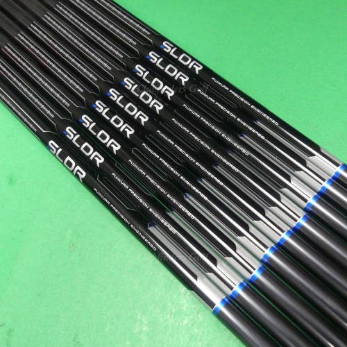 NEW TaylorMade Fujikura SLDR 57 .370 Seniors Graphite Iron Shafts SET OF 8