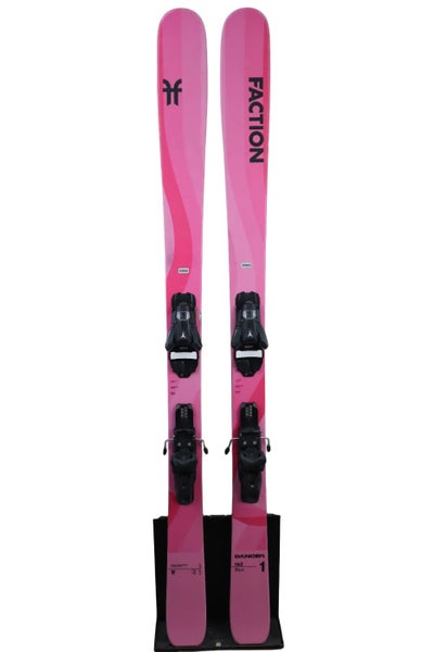 USED 2024 Faction Dancer 1 162cm Skis with Tyrolia Attack 11 Bindings