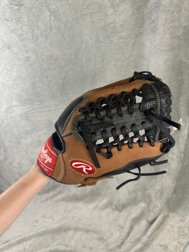 Brown Rawlings Premium Series RH Pitcher's Baseball Glove 11.75" (Used)