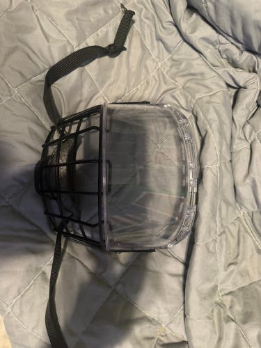 TronX S920 Hockey half cage half visor face shield