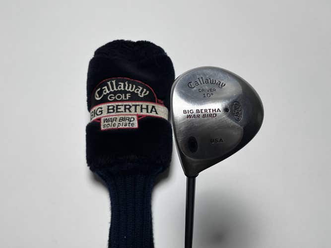 LEFTY Callaway Big Bertha Warbird Driver 10* RCH 90 Regular Graphite Mens LH HC