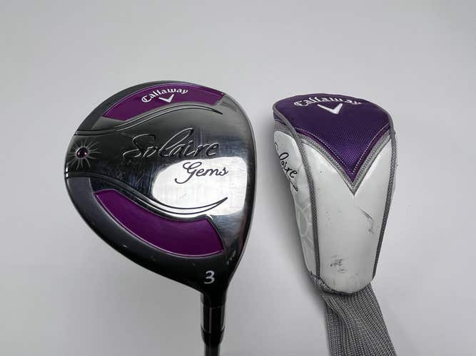 Callaway Solaire Gems 3 Fairway Wood 15* 55g Ladies Graphite Womens RH HC