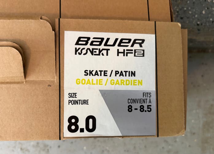 Bauer Konekt HF2 Hockey Skates 8 (New)