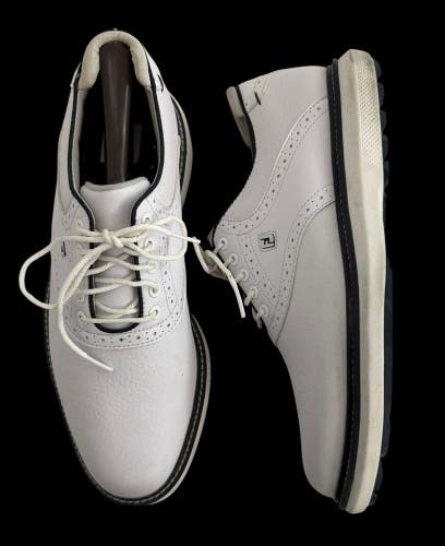 FootJoy Traditions Spikeless Golf Shoes 57927 Men's 9 M EUC