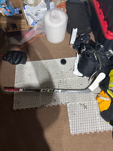 Broken Senior CCM JetSpeed FT6 Pro Left Hand Hockey Stick P29 75 Flex (Used)