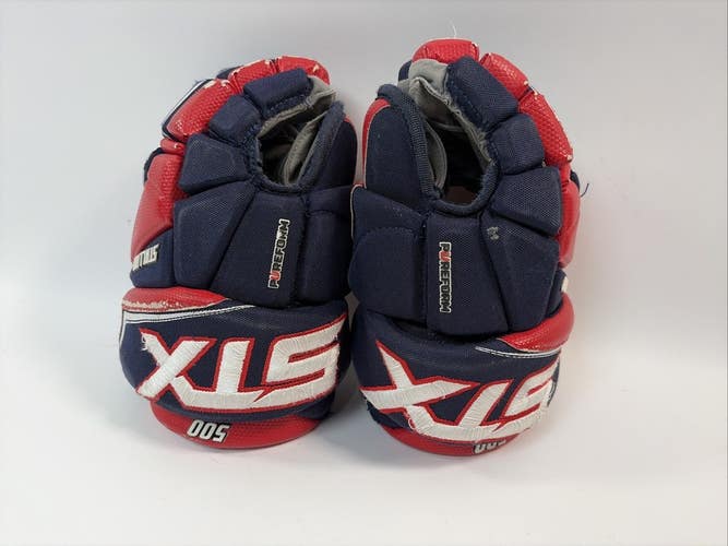 STX Stallion 500 Ice Hockey Gloves, 11", Blue/Red