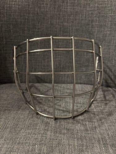Bauer Hockey Certified Replacement Goalie Cage Senior Chrome