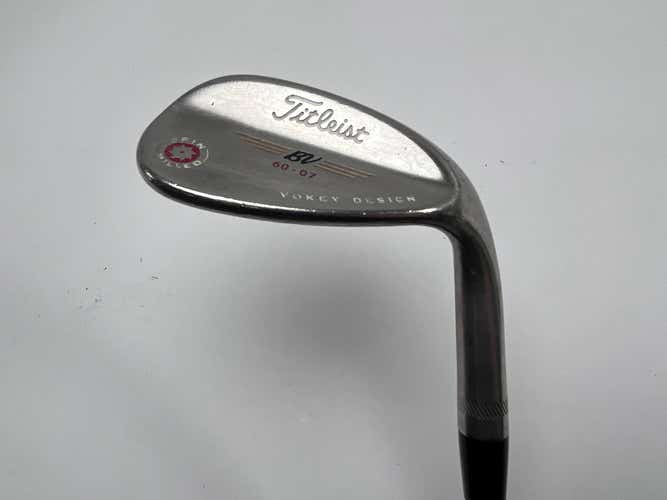 Titleist Vokey Spin Milled Black 2009 Lob Wedge LW 60* 7 DG S300 Stiff RH