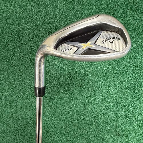 Callaway X HOT Approach Wedge AW X HOT LEFT Hand Stiff Flex Steel Shaft 35.5"