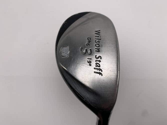 Wilson Staff DH6 3 Hybrid 19* Aldila NVS Orange 85g Stiff Graphite Mens RH