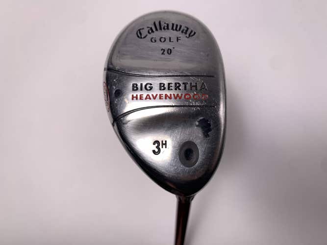 Callaway Big Bertha Heavenwood 3 Hybrid 20* RCH 75w Regular Graphite Mens RH