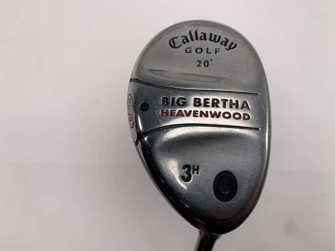 Callaway Big Bertha Heavenwood 3 Hybrid 20* RCH 75w Firm RH Midsize Grip