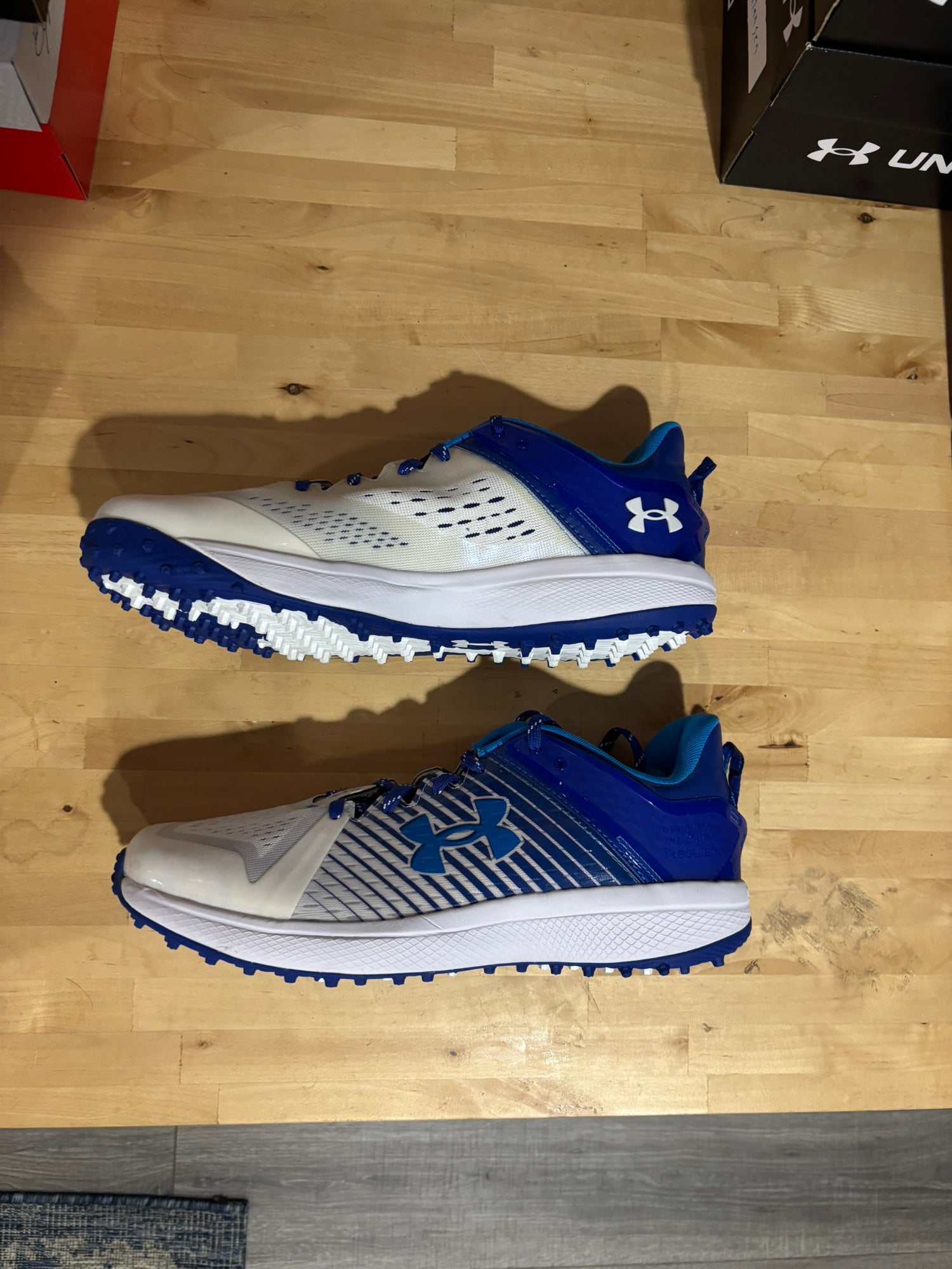 Under Armour Team Yard Low Turf - Blue/White | SidelineSwap | Buy