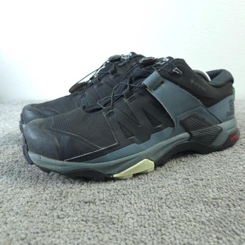 Salomon X Ultra 4 GTX Womens Size 11 Hiking Shoes Gray Black NO INSOLES Low Top