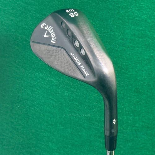 Callaway Jaws Raw Black Plasma 58-10S 58 Lob Wedge Dynamic Gold S200 Stiff
