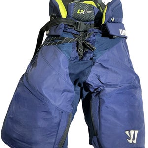 Warrior Alpha LX PRO Pro Stock Hockey Pants Medium Navy Blue (Used) 7867
