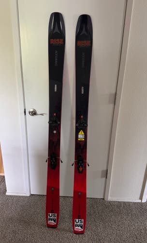 2022 Alpine Touring 172 cm Atomic Backland 100 Skis With ATK bindings and Skins (Used)