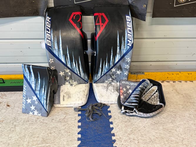 33" Bauer Hyperlite Regular Goalie Full Set (Used)