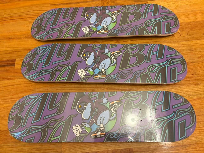 *NEW* NEVER OPENED - Tampa Bay Rays “City Connect” Skateboard Deck - Set of 3