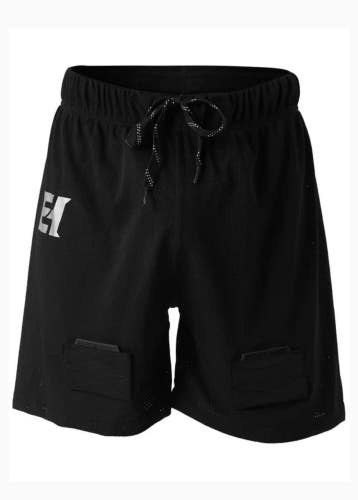 Elite Hockey Loose Fit Mesh Shorts Sr. Womens  W. Pelvis Protector Jill Medium