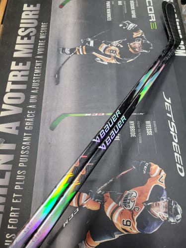 2 PACK | P92M | 65 Flex NEW! Intermediate Bauer Vapor Flylite Left Hand Hockey Stick Pro Stock (New)