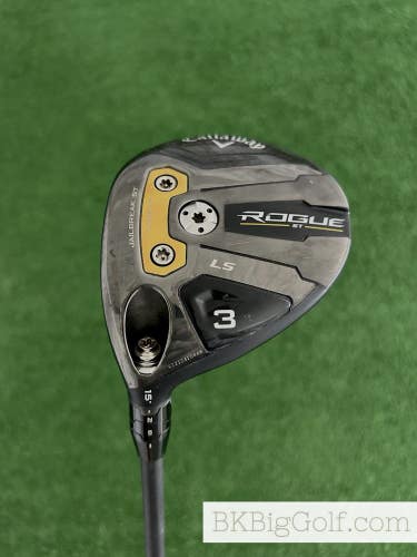 LH Callaway Rogue ST LS 15 Degree 3 Wood / Extra Stiff