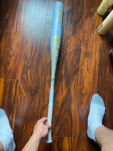 2026 Rawlings Icon Composite BBCOR Certified Bat (-3) 30 oz 33" (Used)