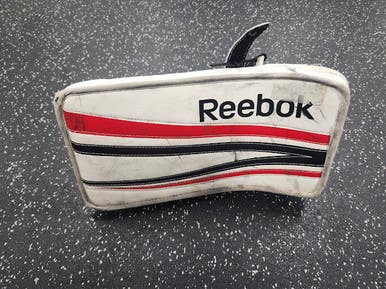 Used Reebok 14K JR Junior Goalie Blocker White 11849-S000037583
